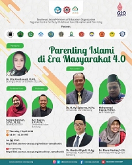 Sekjur PIAUD IAIN Pekalongan Ikut Berkontribusi sebagai Pembicara Webinar Parenting Islami SEAMEO CECCEP di bulan Ramadan.